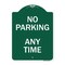 Signmission No Parking Anytime Heavy-Gauge Aluminum Architectural Sign, 24" x 18", GW-1824-9965 A-DES-GW-1824-9965 - alternate 1